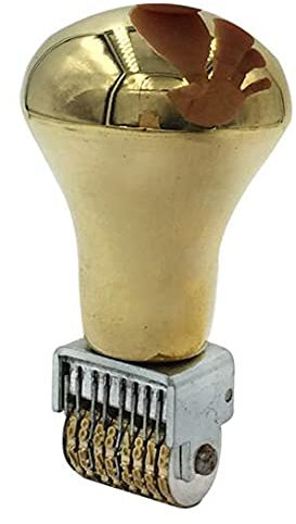 Yklhsocneg Retro Roller Datumsstempel Kupfer Metall Kalender Zeitstempel DIY Handgemachte Seife Datum Wachs Siegel Perlen
