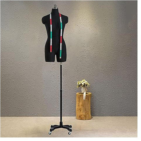 schneiderpuppe Schneiderpuppe Damenbüste Weiblich Mit Universalrad, Design Mit Geteiltem Bein Einstellbar Schaufensterpuppe Mit Metallständer Für Kleid Schmuck Nähen Kleidung for Clothing Shop Dresses