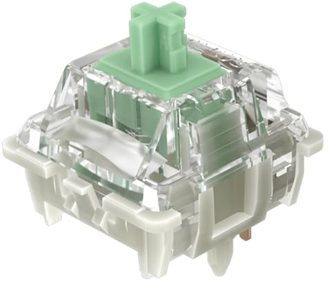 Gateron Baby Kangaroo 2.0 Interrupteurs de clavier, interrupteurs tactiles lourds à LED RVB 5 broches 22mm à ressort pré-lubrifié pour clavier mécanique MX (36PCS).