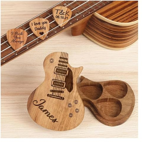 ARTSIM Plectrum Guitar, 3 Pack Gitarren Plektrum, Plektron Gitarre Personalisiert und Anpassbar (Box*1 Gitarrenplektren*3),A