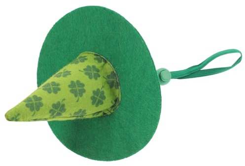 POPETPOP Kleiner Haustierhut Für Patrick's Day Verstellbare Hundemütze Mit Festlichem Design Für Kleine Hunde Und Katzen Leicht Und Bequem Perfektes Accessoire Für Feiern