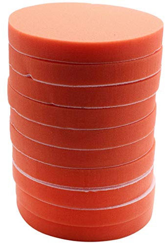 Yheonver 10 Stück 180 Mm 7 Flache Schwamm Brutto Polieren Polierscheibe Kit für Auto Polierer Clean Waxing Wartung Pflege