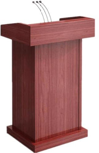 WOYZDQ Stehpult Einfache Rednerpulte mit Podium und 2 offenen Kanzeln, Konferenzdebattenständer für das Auditorium der Kirche, Büro, Schule Pult