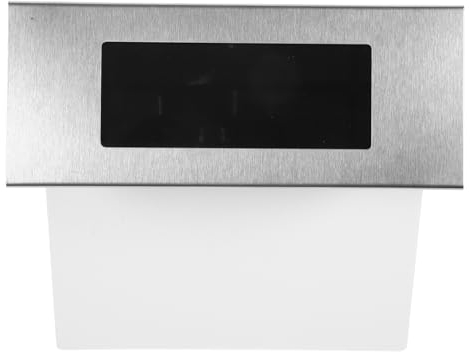 Gadpiparty Solar Nummernleuchte Led Wetterfestes Hausnummernschild Aus Edelstahl Praktische Anzeigelampe Für Außen Wiederaufladbare Solar Nummernleuchte Für Treppenbereiche