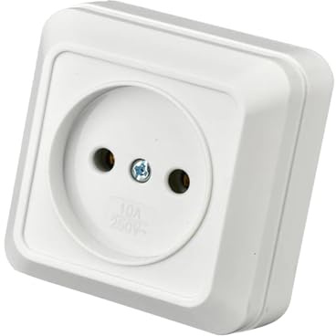 Adattatore di uscita UE, elettrica standard tedesca UE | Convertitore di AC 250V Prese tedesche, di viaggio francese impermeabile professionale in rame 16A