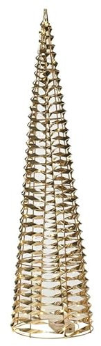 URBNLIVING Illuminated Christmas Tree Cone Pyramid LED Light Tower 3 Sizes - Festive Fairy Lights Decoration for Indoors & Outdoors, Elegant Xmas Display Holiday Decor for Home & Garden