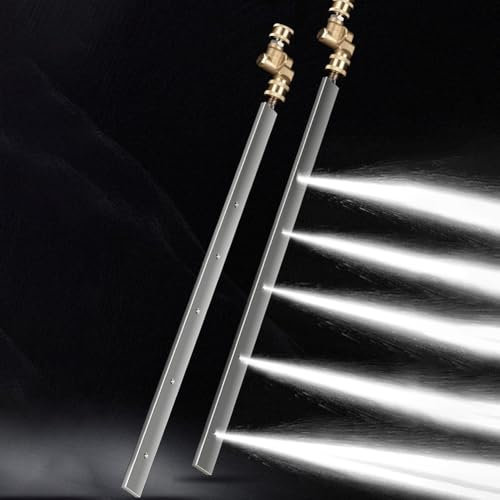 NbgrvB Car Radiator Cleaning Wand,Radiator Water Cleaner Wands,Water Tank for Pressure Washer,Car Truck Pow-er Washer Wand,Gutter Cleaning Tool Fit Over 2000PSI Pressure Washer (2pcs)