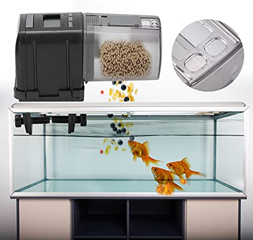 Automatischer Fischfuttermittel, Fischfutter Urlaub Feeder Intelligente Lebensmittelspender Fütterungsgerät Automatische Fischfutterautomat für Aquarium Aquarium Feeder Timer für Kleine Box Betta
