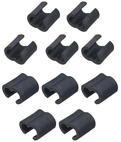 Cycle Cable Clasp 10 Clip per Deragliatore e Cambio Cavi