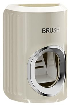 Toothpaste Squeezer, Dentals Paste Dispenser, 2.56 x 2.72 x 4.33 inches Wall Mounted , Teeth Cream Dispenser for Home, Bathrooms, Mirror, Rv, Shower, Family Use