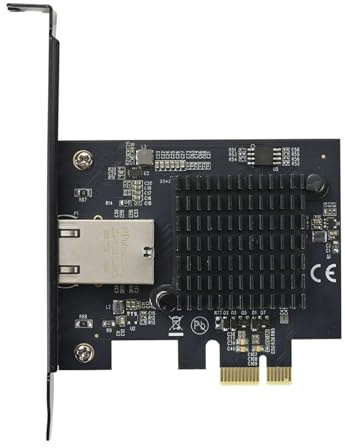 Tarjeta de red PCIE de 10 Gbps, tarjeta de interfaz de puerto único 1G/2.5.0G/5.0G/10Gbps adaptador de red para servidor