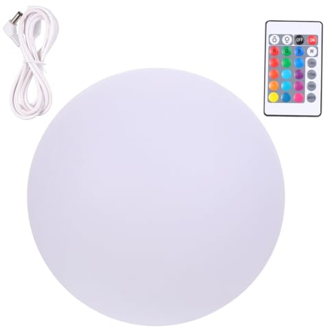 TOBBOMEY Luce Sfera Luminosa Telecomando Palla Da Spiaggia Led in Pe Decorativa Per Feste Estive All Apert Piscina Giardino