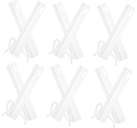 ARTSEWPLY 25 Piezas Gancho De Ajuste De Cortina Unidades Ganchos De Plástico Ajustables Para Barra De Cortina Para Colgar Ventana