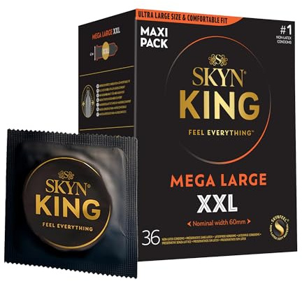 SKYN King XXL Kondome (36 Stück) Skynfeel Latexfreie für Männer