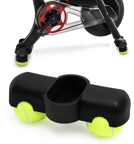 LOMUG Rocker Plate Feet, Indoor Cycling Snap Rocker Feet Adapters, Fahrradtrainer Zubehör Tennisballfüße, Tennisbälle Fußadapter für Wahoo Kickr Core