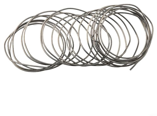 Alambre de soldadura a baja temperatura de 2 mm, 5 m, electrodo de alambre de relleno para acero, cobre, aluminio y hierro, no requiere polvo de soldadura, para compuestos HVAC y metal