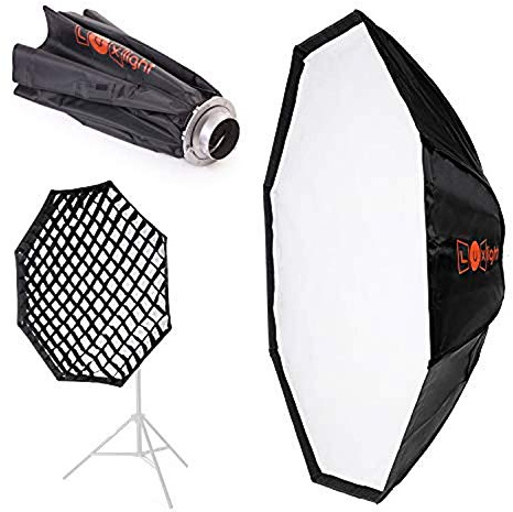 Luxlight 120 cm Octabox & griglia a Nido d' Ape con Bowens Mount Softbox Ombrello
