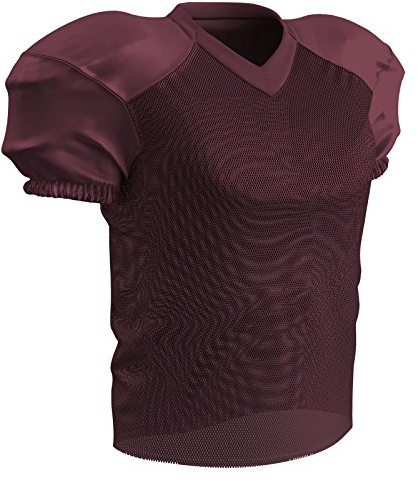 Champro Jungen Time Out Youth Stretch Football Practice Jersey Trainings-Fußballtrikot aus Polyester, kastanienbraun, M