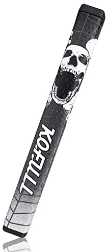 KOFULL Putter Grip Golfschlägergriff, rutschfest, klebriges Polyurethan-Leder, ultraleichte Griffe 2.0 (schwarz)