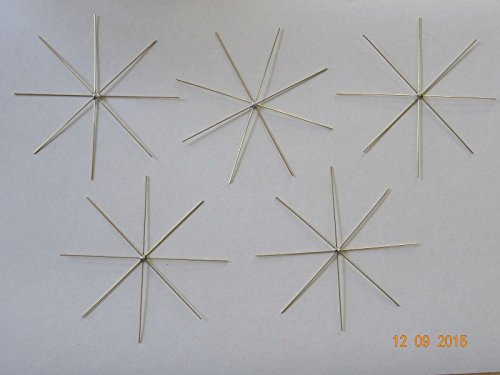 50 Drahtsterne 10 cm für Perlensterne