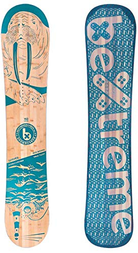 BEXTREME Tabla Snowboard Indiana Polivalente Freestyle Freeride. Snow All Mountain Doble Camber Híbrido Ecológico Bambu Haya Alamo para Hombre y Mujer Medidas 149, 152 160 cm Salomon Burton