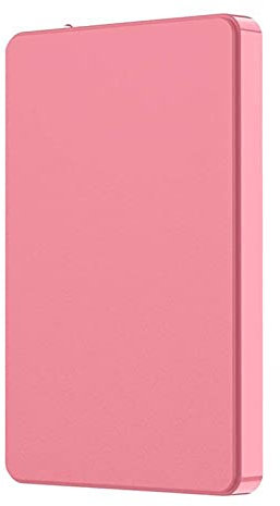 Hard disk esterno Hdd 2 Tb / 500 Gb / 120 Gb / 80 Gb, USB 3.0 Portable Mobile Backup Hard Disk Storage Hard Disk Adatto per PC desktop, Ps4, Laptop, Xbox, Smart TV (80 GB, rosa)