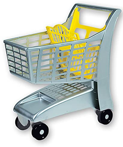 tanner DER KLEINE KAUFMANN TANNER Deco - Einkaufswagen aus Kunstoff, Zubehör für Kaufmannsladen, lebensmittelechtes Design, 1028.2