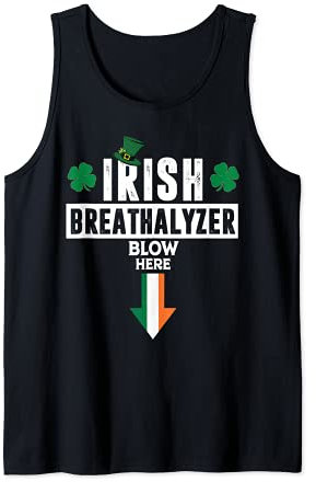 Lustiger irischer Alkoholtester, zum St. Patricks Day Tank Top