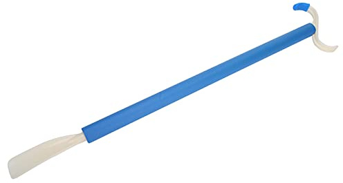 Anziehhilfe, S-Form Haken Langer Griff Sicherer Praktischer Anziehstock Doppelzweck für Zuhause
