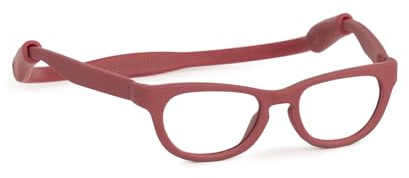 Miniland Gafas Accesorio para muñecos y muñecas de 38 centimetros, para niños y niñas a Partir de 10 Meses, Fabricado con Cristal Falso Seguro | Teracotta