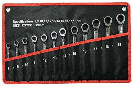 Juego de llaves,Llave 1 pieza Juego de llaves de cabeza fija Trinquete 72 dientes Herramientas de reparación de automóviles Juego de herramientas de mano Llaves Llave de trinquete Llave de trinquete