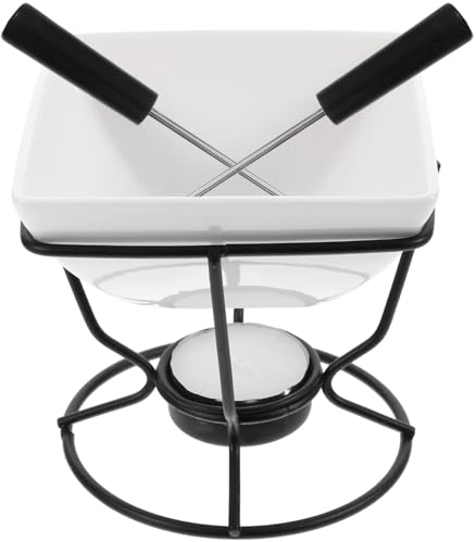 SHERCHPRY 1 Set Melting Furnace Chocolate Fondue Chocolate Melter Pot Cheese Melting Pot DIY Baking Tool Mini Hot Pot Mini Chocolate Ceramic Teapot Warmer Candy Melt Pot Kitchen Baking Pot