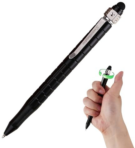 SMOOTHERPRO Stylus Kugelschreiber | Druckkugelschreiber | Kompatibel mit Parker Minen | für Geschäftlich Büro Schule(FSA01B) | Farbe Schwarz