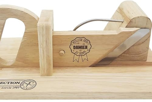 Ma Fabrique Perso- Guillotine à saucisson - Meilleur papa du monde - Personnalisable