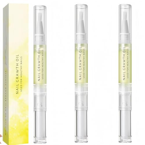 3 Pièces Huile De Croissance Des Ongles De Rajeunissement,Sérum De Croissance Des Ongles De Rajeunissement,Pour La Réparation Des Ongles,Renforcement