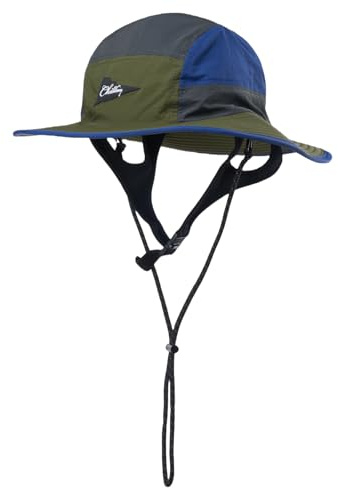 Color-Blocked Fisherman Style Sun Hat for Outdoor Camping, Surfing & Vacations - Wide Brim, UV Protective, Anti-Slip (US, Alpha, One Size, X-Small, M_Green)