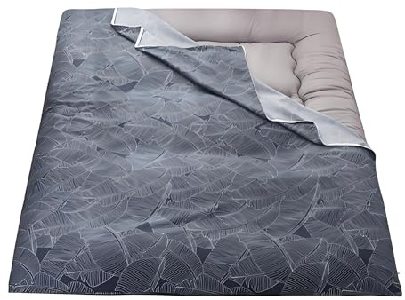 XHHBS Boden-Futon-Matratzenbezug, weicher Tatami-Matratzenbezug, Queen-Futon-Bezug, japanischer Futon-Bodenmatratzenbezug mit Reißverschluss(Dark Gray,120x200cm/47x78)