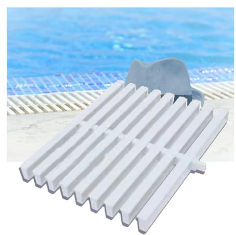 Expandable Drain Grate for Pool Shower Patios & Walkways - 25x100cm Set of 5 - & Easy to Install Ideal for Outdoor Use Prevents Clogs & Water Accumulation