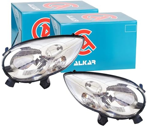 2X Alkar Halogen Scheinwerfer Satz links+rechts | 2756852 + 2755852 Kompatibel mit C1 (pm_, Pn_)
