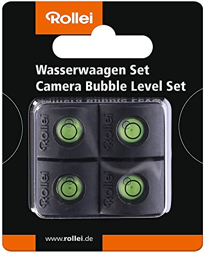 Rollei Spirit Level Set - Clip-on Spirit Level for Correct Camera Alignment for Hot Shoe (Pack of 4)