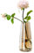 Ins Vase Moderne en Verre avec Cristaux Marron