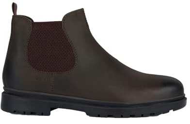 Geox U Andalo, Stivale alla caviglia Uomo, Coffee Bordeaux, 46 EU