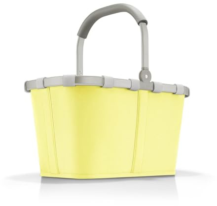 reisenthel carrybag frame lemon ice – Stabiler Einkaufskorb mit viel Stauraum und praktischer Innentasche – Elegantes und wasserabweisendes Design