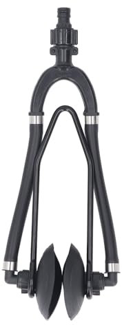 Ausla Enjuague de Motor de Flujo Dual para Barcos, Conector de 5/8 Pulgadas, con Ventosa Redonda