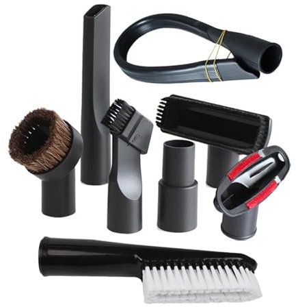 NOBLZFWO Universal Vacuum Nozzle Suction Brush Head Compatible With 32mm 35mm 1 1/4in 1 3/8in Vacuum Cleaner Accessories Crevice Tool For Bed Sofa(HXL2150)