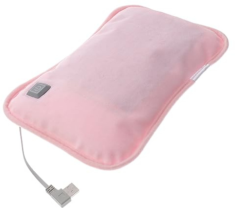 Uthclo Borsa Acqua Calda Elettrica Usb Ricaricabile Scaldamani Portatile Con Copertura Peluche Morbida Per Dolori Mestruali Muscolari Inverno Campeggio