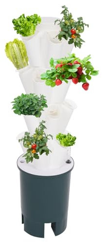 DRFGHK Indoor-Gartensystem mit 20 Pods, Hydrokultur-Anbausystem-Set, Pflanzgefäß für vertikalen Kräutergarten im Innenbereich, großes Hydrokultur-Anbausystem für Pflanzen, Kräuter und Gemüse