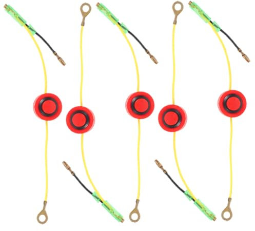 Hemobllo 5piezas Accesorios para Máquinas De Micro Labranza Interruptor De Control para Interruptor De Parada del Motor para Jardinería Tractores De