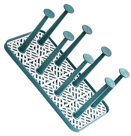 PRETYZOOM Rastrelliera per Asciugare e Bottiglie Scolabottiglie per Tazze Tè Design Cucina Ordinata