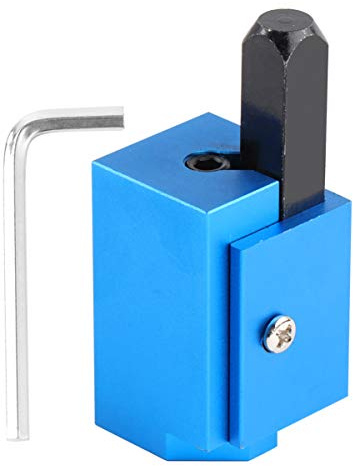 ULTECHNOVO Holz-Eckmeißel-Quadrierwerkzeug zum Schneiden von Quadratischen Vertieften Türscharnieraussparungen Quadratische Einsteckschlitze für Rahmen Kastendeckel Deckeltüren (Blau)